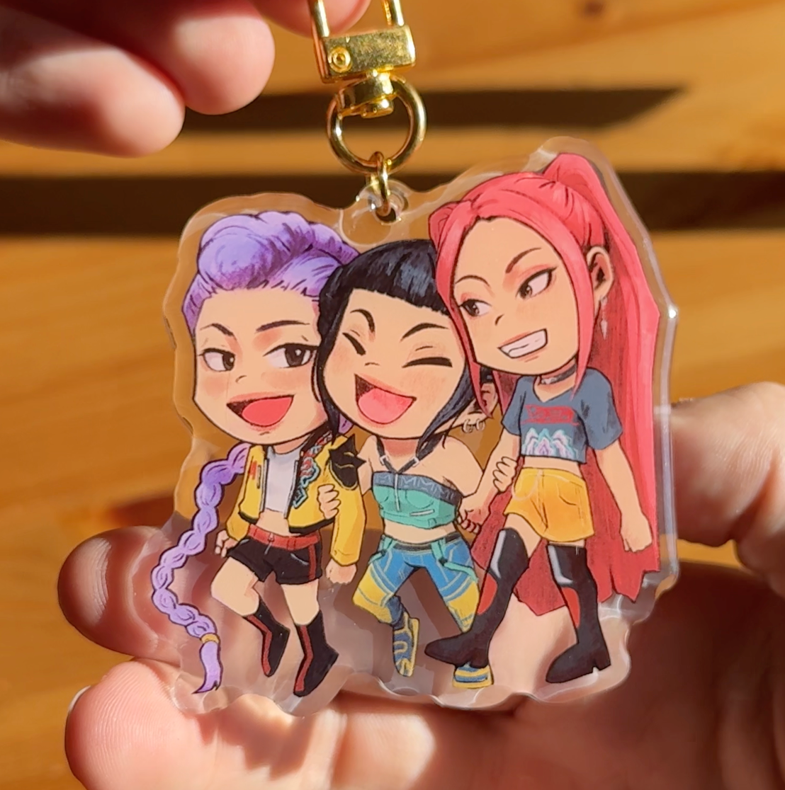 Kpop Demon Hunters Keychains