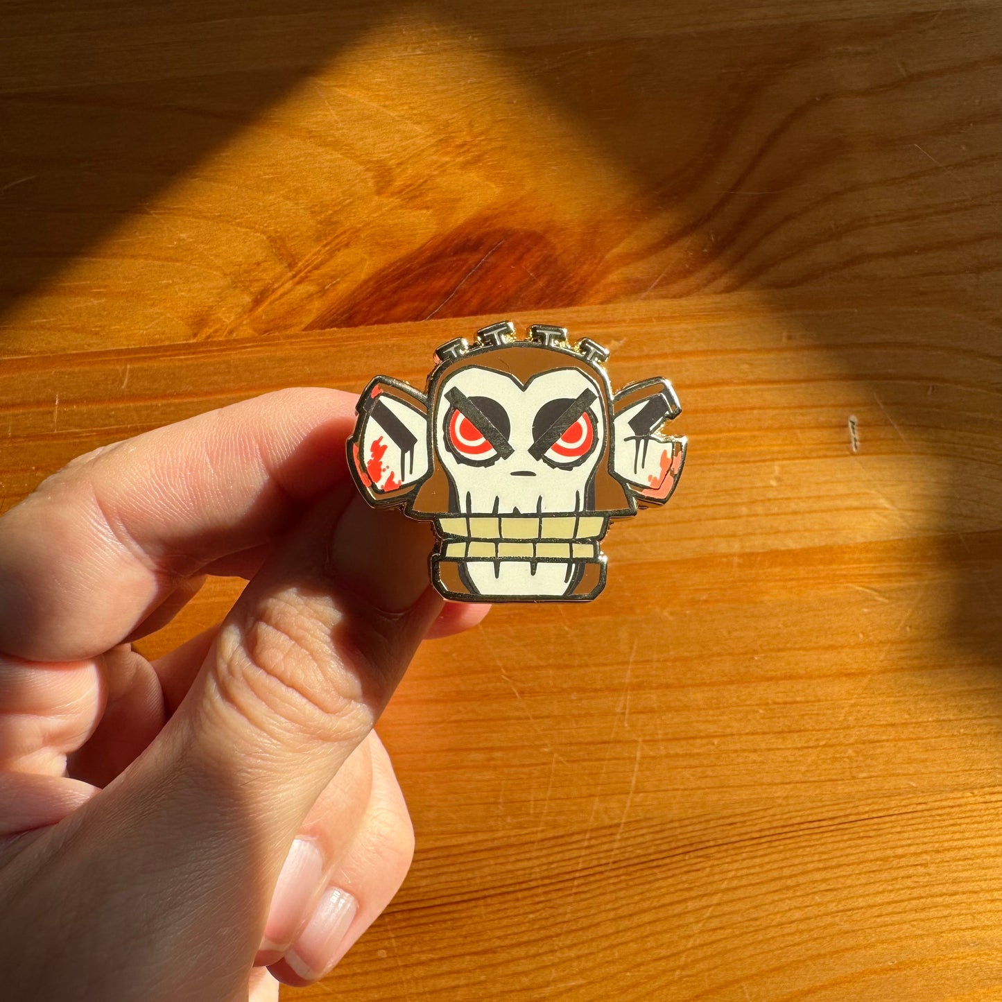 Monkey Enamel Pin