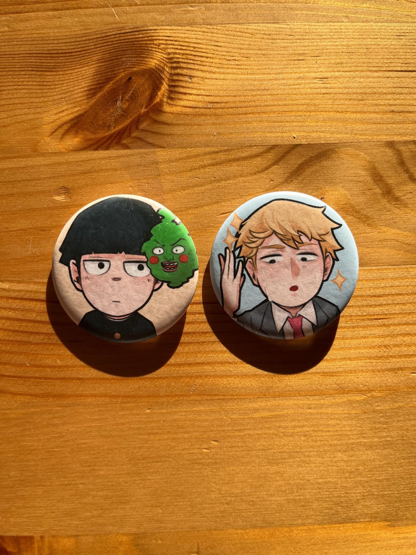 Buttons & Anstecker zum Suchbegriff: "Mob Psycho"