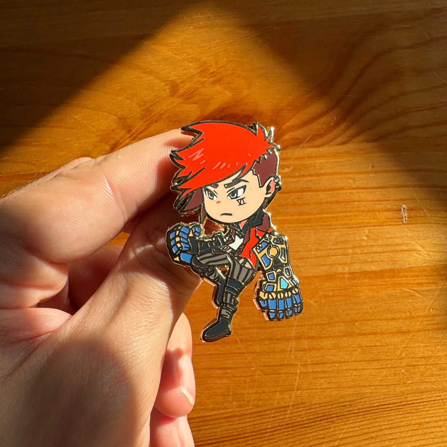 Vi Enamel Pin