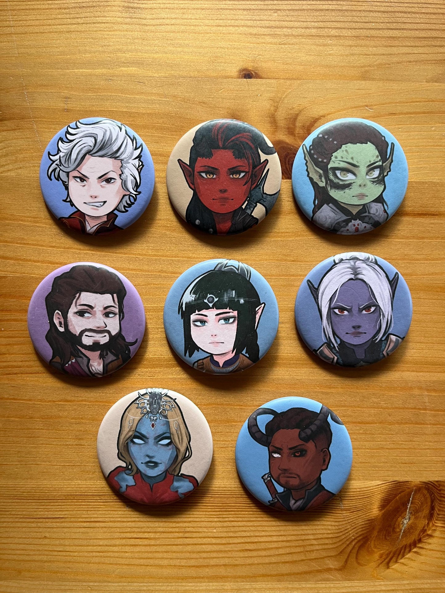 Baldur's Gate 3 Buttons