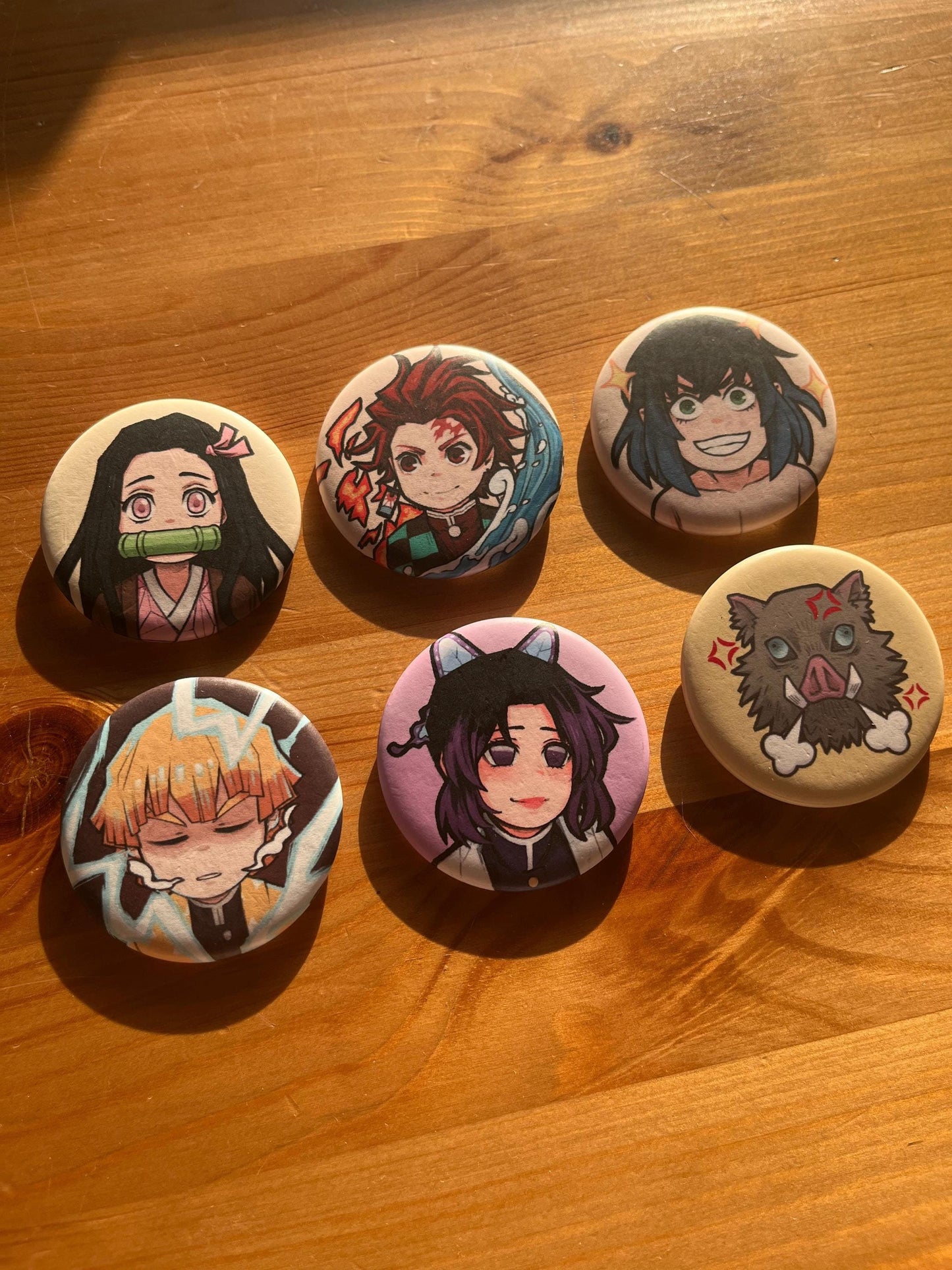 Kimetsu no Yaiba Buttons