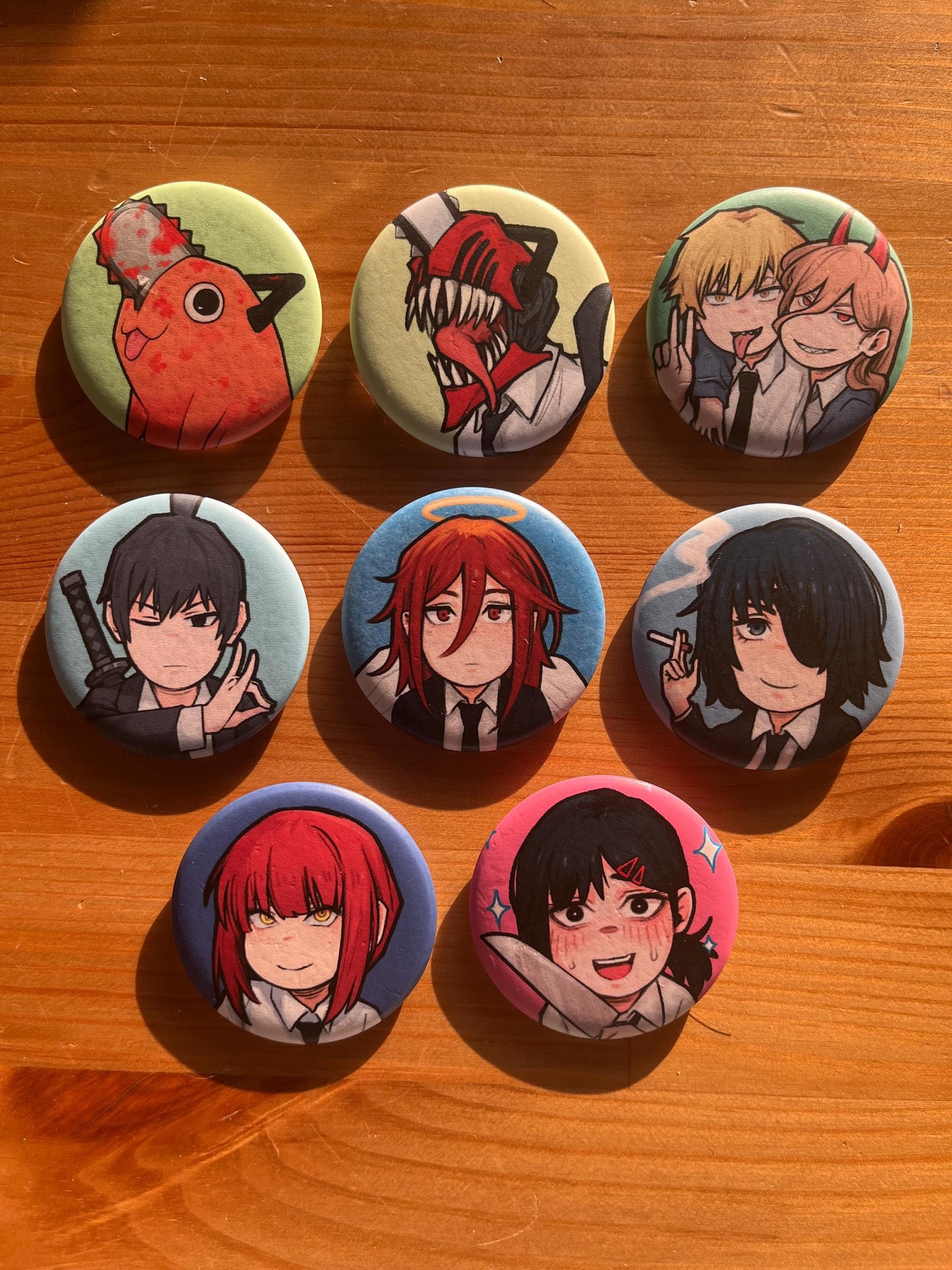 Chainsaw Man Buttons