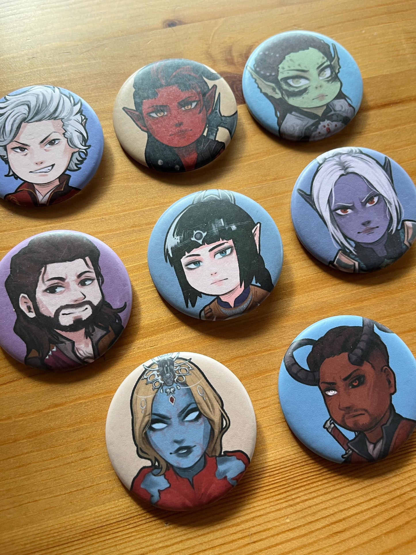 Baldur's Gate 3 Buttons