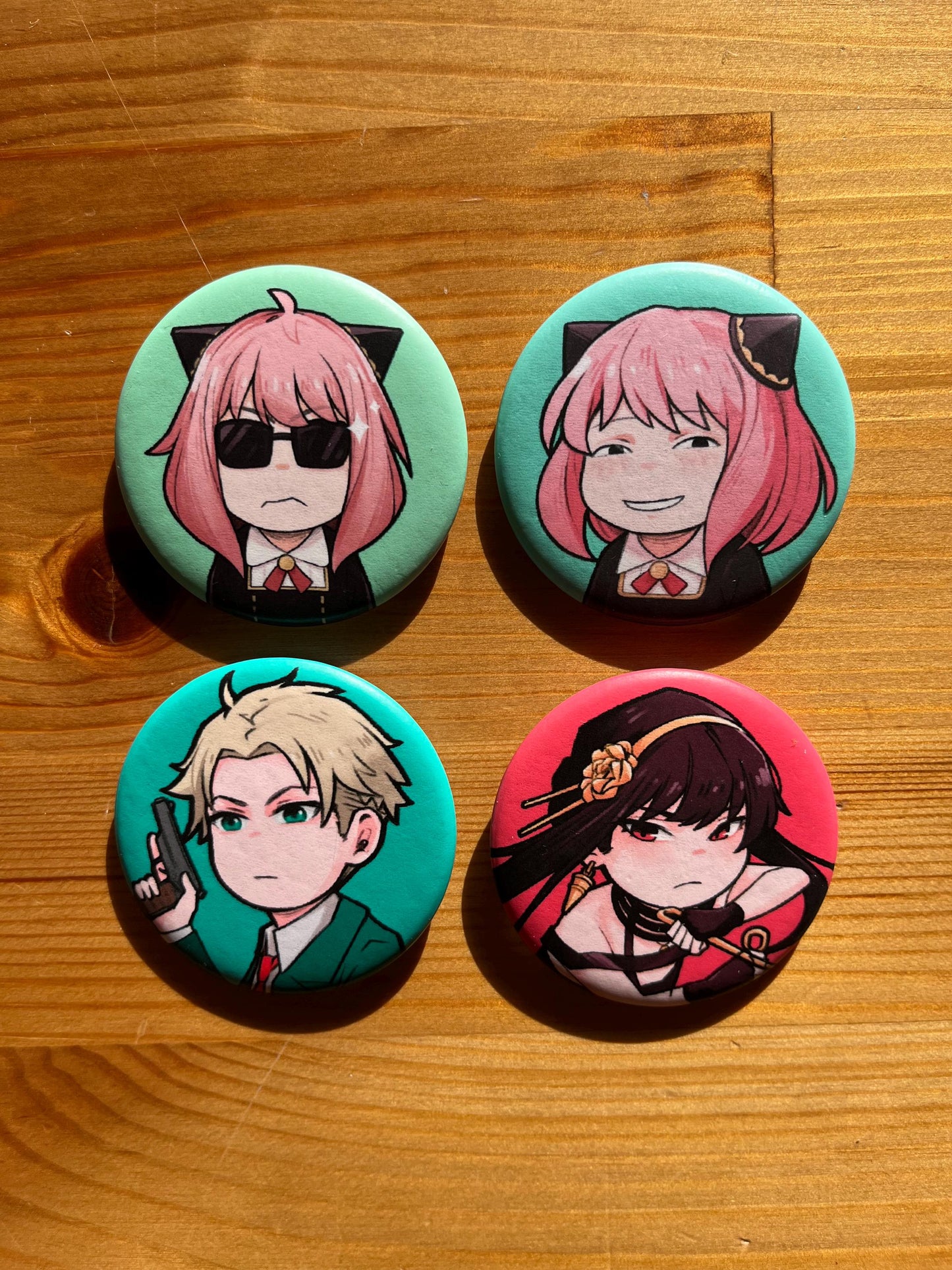 Spy x Family Buttons