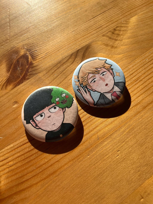 Buttons &amp; Anstecker zum Suchbegriff: "Mob Psycho"