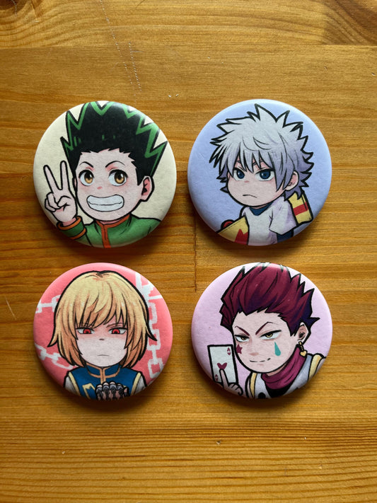 Hunter x Hunter Buttons